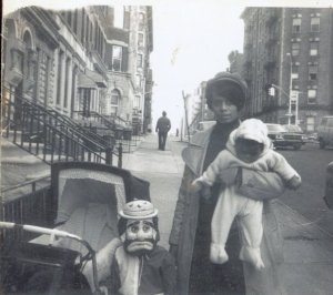 Daphne Johnson (in Mask), Brenda Johnson, and Derrel Johnson in Mid-1970s